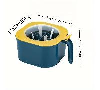 TEMU Set di Scatole per Condimenti 4-in-1 di Grande Capacità con & Cucchiaio - ABS Resistente, per l'Organizzazione della , Serbatoio per Sale, Combinazione