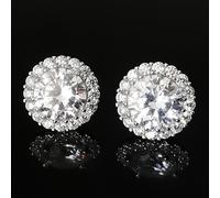 TEMU Set orecchini cubici in sintetico, design hip-hop, adatti sia per che per donna. Gioielli per l'uso , come regalo.