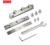 TEMU Set per supporto lama pialla da 82 mm per pialla elettrica manuale da 3-1/4", per pialla elettrica Stayer PH82