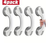 TEMU Set robuste barre di supporto a per la doccia - Facili da installare senza forare, progettate per la della vasca da bagno e della doccia, ideali per utenti anziani, in grigio