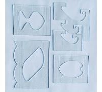 TEMU Set stampi per quilting, inclusi righello e di bordi, progettati per macchine da cucire e progetti