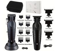 TEMU Set Tagliacapelli Kemei Professionali per , Trimmer Elettrico Ricaricabile USB