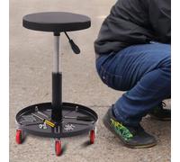 TEMU Sgabello da girevole con altezza regolabile | Design ergonomico per un massimo , come sedia da o sgabello da , che offre e supporto per attività, materiale in metallo, non richiede elettricità