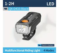 TEMU SMILING SHARK QXD433 Luce LED per Bicicletta, Luce Anteriore per Bicicletta ad di 90° - Super Luminosa, 4 Modalità, Luce per Bicicletta Ricaricabile USB, e Portatile per Ciclismo , Passeggiate