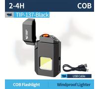 TEMU SMILING SHARK TIP-137 Mini Torcia, Torcia Portachiavi COB - Super Luminosa, Ricaricabile Type-C, Pratico, Tascabile per Campeggio all', Casa, Uso di Emergenza