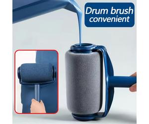 TEMU Spazzola a telescopica collegabile per applicare vernice al latex, pennello a rullo, strumenti per pittura murale e pennelli