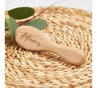 TEMU Spazzola per capelli da neonato personalizzata e - un ricordo per neonati, un regalo per le neo-mamme, adatta per Natale, della e le baby shower, perfetta per i neonati