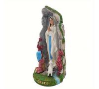 TEMU Statuette da , statuetta religiosa in resina della Nostra Signora da 20 cm, statua decorativa per vaso di fiori da giardino natalizio, statuetta decorativa per le feste cattoliche