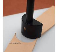 TEMU Strumento per taglio pelle con circolari, coltello sottopellante integrato, scalpello per intaglio pelle, lama , lama e raschietto per bordi in pelle