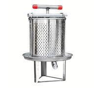 TEMU Struttore manuale per miele in acciaio inossidabile, progettato per l'apicoltura domestica, per estrarre miele, vino e