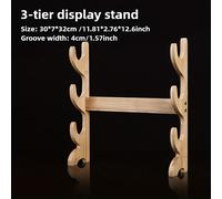 TEMU Supporti in bambù naturale, espositore per spade, , di bambù, , bastoni e oggetti