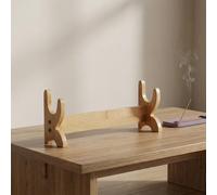 TEMU Supporto a Treppiede in Bambù per , Mensola Portaoggetti a 3 Ripiani per Esposizione Spada Schwert, Organizzatore Decorativo per Scimitarra Giapponese a Dimensione Reale