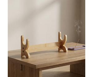 TEMU Supporto a Treppiede in Bambù per , Mensola Portaoggetti a 3 Ripiani per Esposizione Spada Schwert, Organizzatore Decorativo per Scimitarra Giapponese a Dimensione Reale