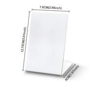 TEMU Supporto NFC in PVC resistente, facile da installare per recensioni Google, con social media e gestione del dei clienti, targhetta vuota Nt Ag215 Tag