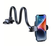 TEMU Supporto per Telefono da Auto o Camion con Braccio a di Cigno, Porta Cellulari con ad Resistenza Industriale, Stabilizzatore Antivibrazione