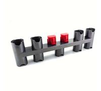 TEMU Supporto per testina aspirapolvere a parete facile da installare per Dyson V7, V8, V11, V12, V15 - Organizer salvaspazio con ganci pratici
