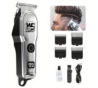 TEMU Tagliacapelli elettrico per uso , Tosatore elettrico, Tagliacapelli per intagli, Strumento per testa , Rasoio elettrico per adulti, quattro pettini, Ricaricabile USB, Lo strumento per di capelli