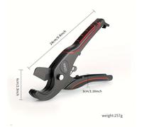 TEMU Tagliatubi professionale in PVC per tubi dell'acqua, forbici rapide per tagliare i tubi, taglia tubi e tronchesini