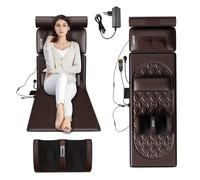 TEMU Tappetino Massaggiante con Calore, Cuscino Massaggiante Completo con Massaggiatore Shiatsu per e Piedi, Massaggiatore per , Schiena, Lombata e Gambe, Relax con Adattatore , Regalo di Natale