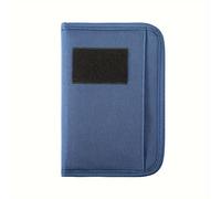 TEMU tattico A6 con portadocumenti a con cerniera, raccoglitore ad anelli, fogli sciolti, note resistente alle intemperie, biglietti da , note ricaricabile a 6 anelli