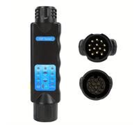 TEMU Tester per rimorchio 12V a 13 , strumento per test cavi prese elettriche, rilevamento per e ( in rame/ in )