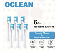 TEMU Testine di Sostituzione per Spazzolino da Compatibili con Oclean, 6pz Testine per Spazzolino Elettrico di Ricambio per Oclean