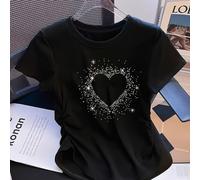 TEMU Top da donna rivisto con design a vita che stringe la vita per più . È elastico, molto per un abbigliamento casual e uno stile moderno e . Una maglietta stampata