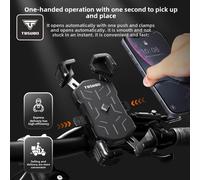 TEMU TOSUOD 1 pz Supporto per cellulare automatico a induzione con e chiusura, regolazione multi-, fissaggio stabile, a dispositivi iPhone e , per in bicicletta, su moto e con auto a batteria