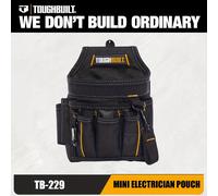 TEMU TOUGHBUILT Mini Borsa da Elettricista per Utensili, Organizer per Utensili, Soluzione di Stoccaggio per Utensili