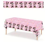 TEMU Tovaglia a tema rosa Disney, perfetta per feste di compleanno, riunioni con e festive. È una decorazione per Halloween e Natale, e ottima anche per l'uso in case, cucine, sale da e picnic.