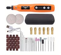 TEMU Trapano Elettrico Portatile per Intaglio di Giada Artificiale, Unico, con Accessori e Borsa di Stoccaggio