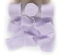 TEMU Tre Rotoli di Nastro di Raso in Chiffon Viola Chiaro, Larghezza 1.57 Pollici e Lunghezza 16 Iarde, Nastro con Nappe a per Confezioni Regalo, di Nozze, Bouquet e Artigianato