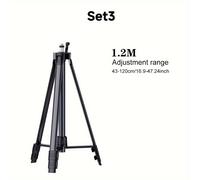 TEMU Treppiede laser 1m/1.2m/1.6m, treppiede super portante, staffa regolabile in altezza, staffa laser, treppiede in di alluminio