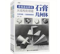 TEMU Tutorial di Base per il Disegno: Dalla Struttura alla Luce e all'Oscurità (4 Volumi) Versione Cinese (con video)