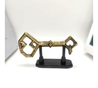 TEMU Un bellissimo ornamento vintage in resina a forma di chiave, per decorare la scrivania