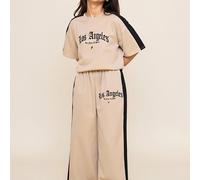 TEMU Un completo due pezzi da composto da un top e versatile e un pantalone a larga rilassato e , per l'estate l'outdoor.