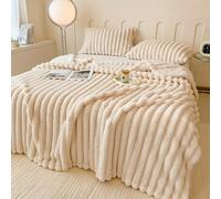 TEMU Un copriletto e con righe è per un riscaldamento autunnali e invernali. Questo versatile copriletto può servire come coperta per il letto, coperta per o come coperta per animali domestici.