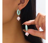 TEMU Un di orecchini , carini, sexy, eleganti e minimalisti nel design. Realizzati in di con una forma e in ceramica a , per viaggi, vacanze, feste e vacanze.