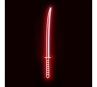 TEMU Un insegna al neon con una spada da in un design , per chi di migliorare l' della ! Queste luci al neon a LED alimentate tramite USB per soggiorni, camere da letto, stanze da gioco e .