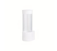 TEMU Un porta bicchieri da parete con dispenser e estraibile a singola uso, realizzato in PP, per il soggiorno, come scaffale per posizionare i bicchieri e ganci multiuso