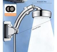 TEMU Un potente doccia ad pressurizzato di Musurjoy, dotato di un doccia manuale che può anche utilizzato come . una funzione di dell'acqua con un solo per l'uso in doccia.