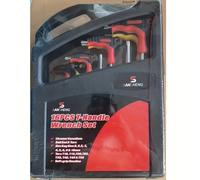 TEMU Un set di 16 chiavi esagonali, tra cui chiavi a stella a braccio e chiavi esagonali a sfera, fornito con una custodia portatile