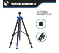 TEMU Un treppiede per acciaio al carbonio, caratterizzato da un design e resistente con una base a ferro per la stabilità, adattatori per attacchi da 1/4" e 5/8"