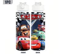 TEMU Una singola borraccia Disney Cars, e , con a a di perdite. Questa in plastica e da 25Oz/750Ml è perfetta per sport, fitness, viaggi.
