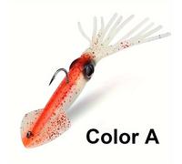 TEMU Un'esca da pesca singola con un a forma di , dotata di ami in piombo , che la preda del per la pesca al polpo, adatta per la pesca con esche artificiali, dotata di ami e accessori da pesca.