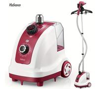 TEMU Vapore Professionale per Abiti, 1950W, Vapore 40g/min, 11 Funzioni Vapore, Serbatoio Acqua 1,35 Litri, Preriscaldamento in 10 Secondi, Stiratrice con Appendiabiti, Stiratrice con Ruote per Facile