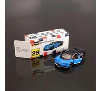 TEMU Veicolo giocattolo in in miniatura Burago in , Bugatti Chiron blu, decorazioni per auto , per Halloween, Natale e come regalo a sorpresa per bambini
