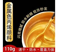 TEMU Vernice acrilica metallizzata da 100ml, impermeabile, con pigmenti vivaci, che non sbiadisce e sicura per e principianti da su superfici come , tela, legno, tessuto e pietra