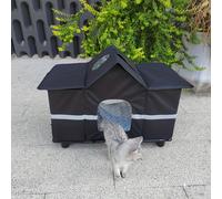 TEMU Versione invernale di un e resistente per randagi, anche a cani di taglia, che offre calore e protezione dal freddo, utilizzabile in tutte con caratteristiche antipioggia