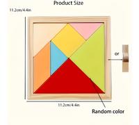 TEMU Viaggiare con un Puzzle di Sette Pezzi - Un Gioco da Viaggio su con e Soluzioni per Bambini e - Un Regalo Educativo di Quotidiana che Sfida la in 360 Modalità